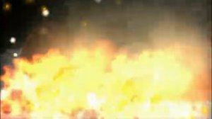 ФУТАЖ БУШУЮЩИЙ ОГОНЬ НА ЧЁРНОМ ФОНЕ