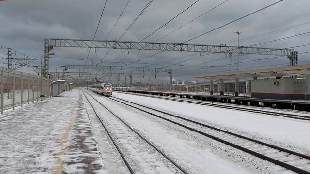ВСК Электропоезд ЭВС1-10 "Сапсан" сообщением Москва – Санкт-Петербург смотреть онлайн