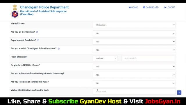 Chandigarh Police ASI Online Form 2023 Kaise Bhare | Chandigarh Police ASI Form Kaise Bhare 2023 смотреть онлайн