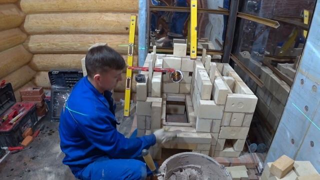 Банная печь. Строительство топки и системы каналов. смотреть онлайн