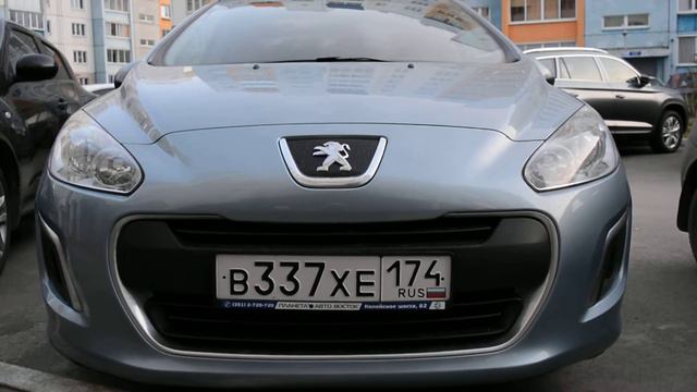 Peugeot 308 - спереди зайчик, сзади веселый смотреть онлайн