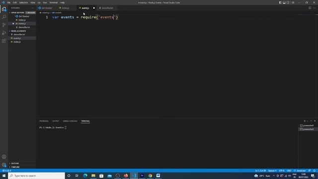 Events Module NodeJS | The Event Emitter Object NodeJS