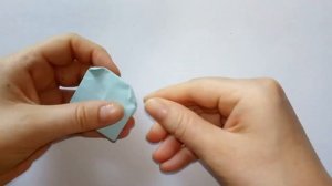 Кувшинка оригами (простой вариант)