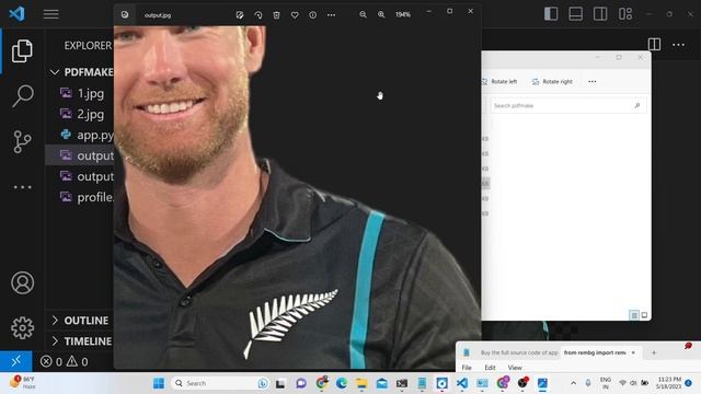 Python 3 Rembg Library Script to Remove Background From Image in Command Line смотреть онлайн