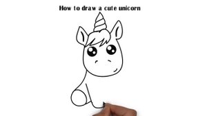 How to draw a cute unicorn | kawaii | Как нарисовать единорога