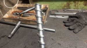 Мини шнек своими руками на настольный МАСЛОПРЕСС!