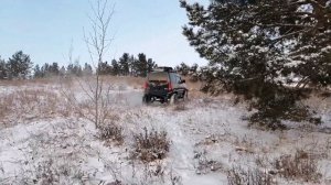 Первый снег! Suzuki jimny jb23w K6A. Unigrip (comforser cf3000 м/т)