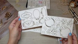 Обзор посылки. Чипборд. Скрапбукинг. Покупки.