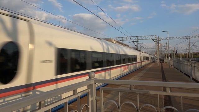 ВСК Электропоезд ЭВС1-06/05 «Сапсан» сообщением Москва – Санкт-Петербург смотреть онлайн