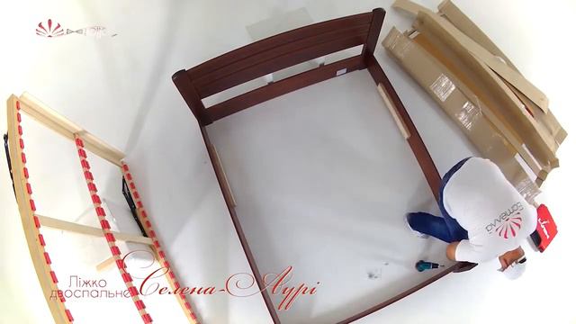 Селена Аури сборка кровати #селена #селенааури #кроватьдеревянная