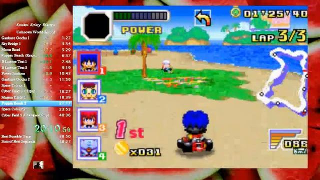 Konami Krazy Racers (37:44) New Game All Cups Normal Goemon % смотреть онлайн