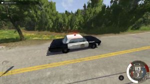 Police car chase 1970 (BeamNG Drive)