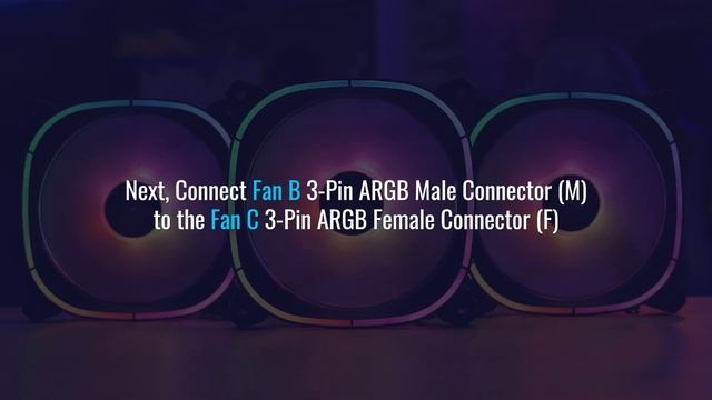 AeroCool Astro 12F PWM - How to "Daisy" Chain and Power the Lights