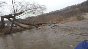 Паводковый сплав по р. Крушма 9.04.2016