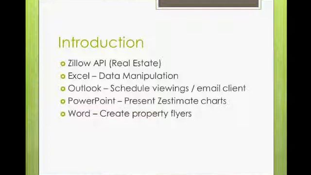 Zillow API Macro Introduction Using VBA смотреть онлайн