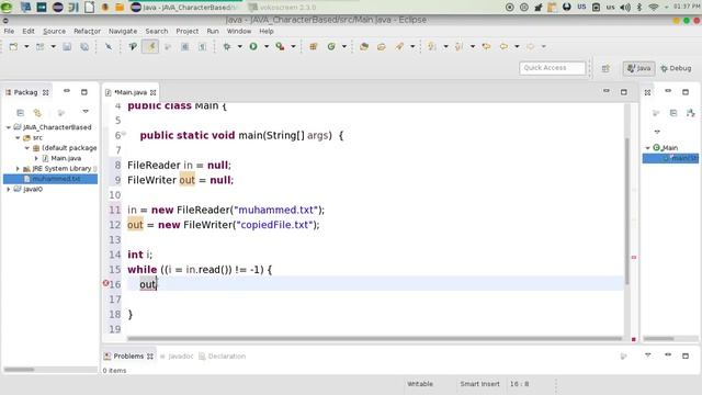 169 Java IO Character Stream الحروف جافا смотреть онлайн