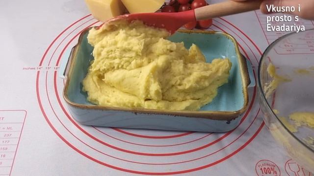 Это очень вкусно! КАРТОФЕЛЬНАЯ ЗАПЕКАНКА С МЯСНЫМ ФАРШЕМ.   #ужинрецепт
