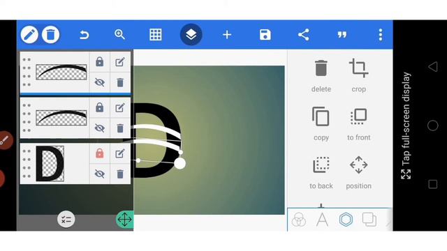 D Logo Design on Android phone || mobile se logo kaise banaen || edit zone