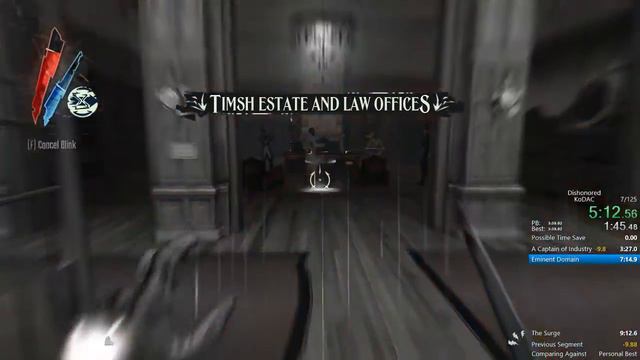 Knife of Dunwall AC Speedrun in 8:56 смотреть онлайн