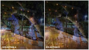 DJI Osmo Action 4 VS DJI Osmo Action 3 | Night Mode Camera Test