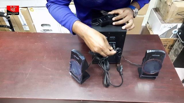 Microlab M-111 2.1 Multimedia Speaker | Microlab Desktop sound box | смотреть онлайн