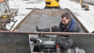 Устанавливаем и подключаем электрическую лебёдку RUNVA EWN 17500. Лебёдка на эвакуатор. Болтовня.