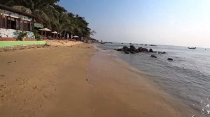 Вьетнам  Фукуок  Пляж Long beach  Лонг бич прогулка по пляжу