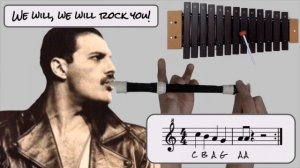 We Will Rock You - for stomps/claps, singing, recorder and Orff bars