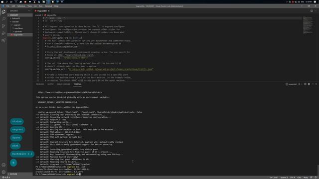 Автоматическое создание виртуальной машины ORACLE Linux 8.5 BTRFS с помощью Vagrant смотреть онлайн