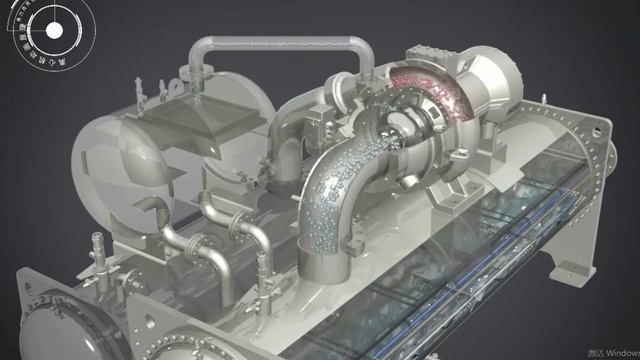 Principle animation of centrifugal chiller смотреть онлайн