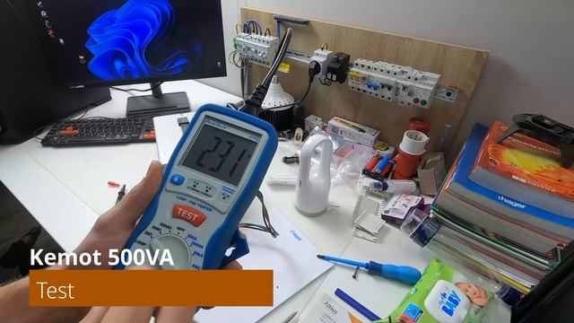 Kemot 500VA - test impedanta de bucla si consum in gol смотреть онлайн