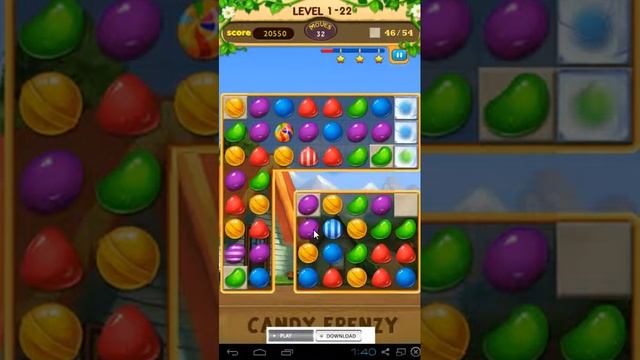 Candy Frenzy Level 22 смотреть онлайн