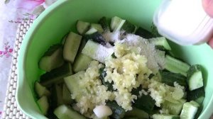 Очень вкусные огурцы с горчицей / Малосольные огурцы с горчицей / Огурцы в горчичном маринаде #7