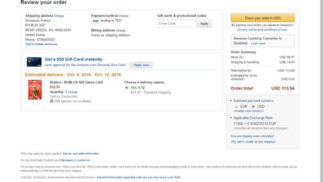 Roblox $25 Gift Card Giveaway (3 Cards) (Proof Of Me Buying In Video!) смотреть онлайн