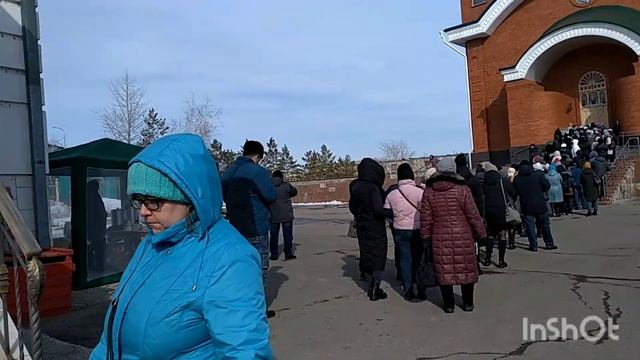 Праздник весны. Сходили в Храм, к мощам Матроны. смотреть онлайн