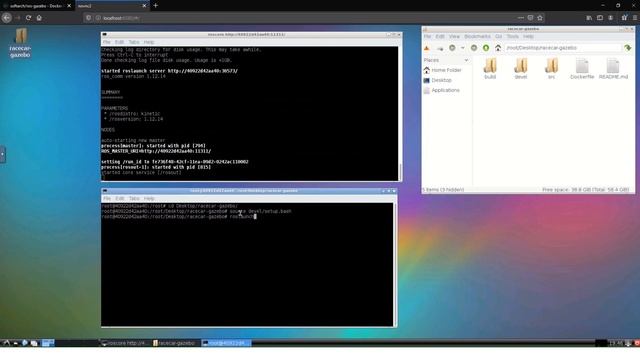 ROS and Gazebo on Docker and show Lidar datas / Ros ve Gazebo'nun Docker ile çalıştırılması смотреть онлайн