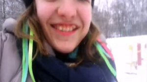 VLOG:катание на мини лыжах