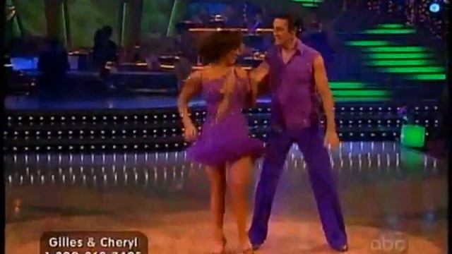 DWTS - Gilles Marini & Cheryl Burke's Salsa | Dancing With the Stars Season 8