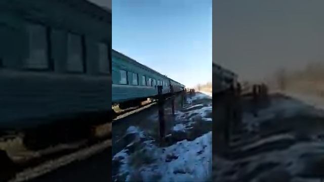 Кызылорда-Семей поезд тэп33а-0006