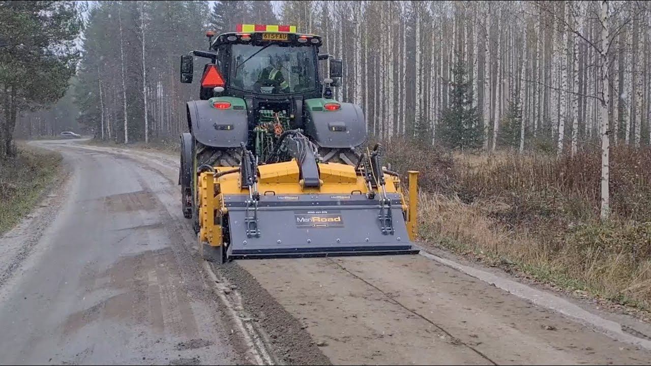 Применение финских фрез ротоваторов MeriRoad RC . Стабилизация грунта