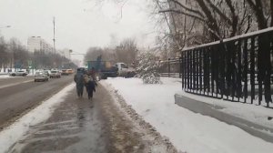 Зима в Москве Ноябрь 2023 года