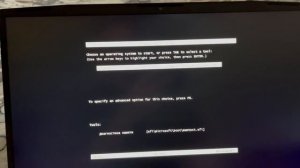 ошибка установки ОС на MSI Katana