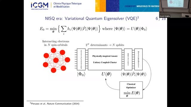 MLQC4Dyn:Quantum chemistry on quantum computers Bruno Senjean смотреть онлайн