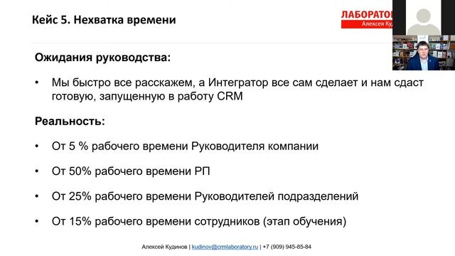 ЧЕЛОВЕЧЕСКИЙ ФАКТОР ПРИ ВНЕДРЕНИИ CRM. Победить или предупредить?! смотреть онлайн