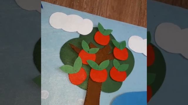 Сшила из фетра панно. Принимаю заказы. Мои изделия из фетра. смотреть онлайн