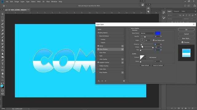 How to Create Comic, 3D, and Cartoonish Text Effect in Photoshop | Text Style Tutorial by Quickpixe смотреть онлайн