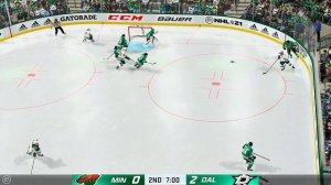 NHL 21 Gameplay Dallas Stars vs Minnesota Wild
