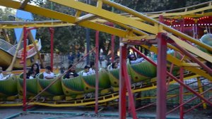 Веселые горки в Центральном парке Астаны