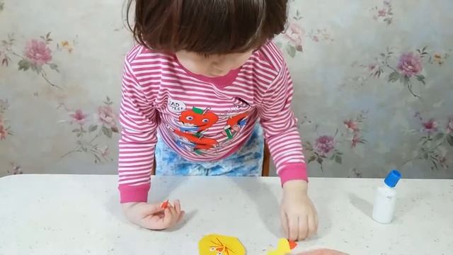 Делаем котика из сердечек смотреть онлайн