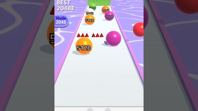 Ball Run 2048 - All Levels Gameplay Android, iOS ( Levels 3860 )